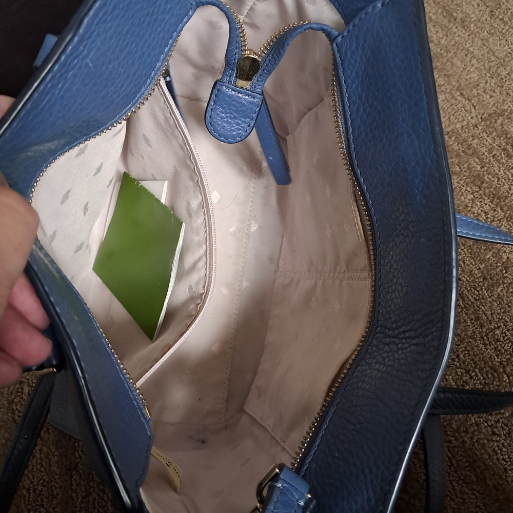 Kate Spade Blue Satchel Bag - Picture 10 of 11